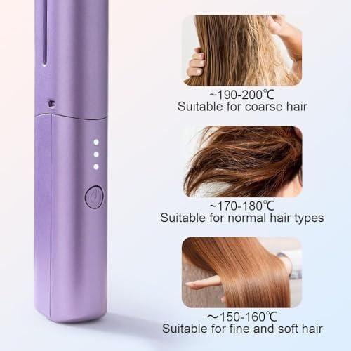 Rechargeable Hot Comb Hair Straightener