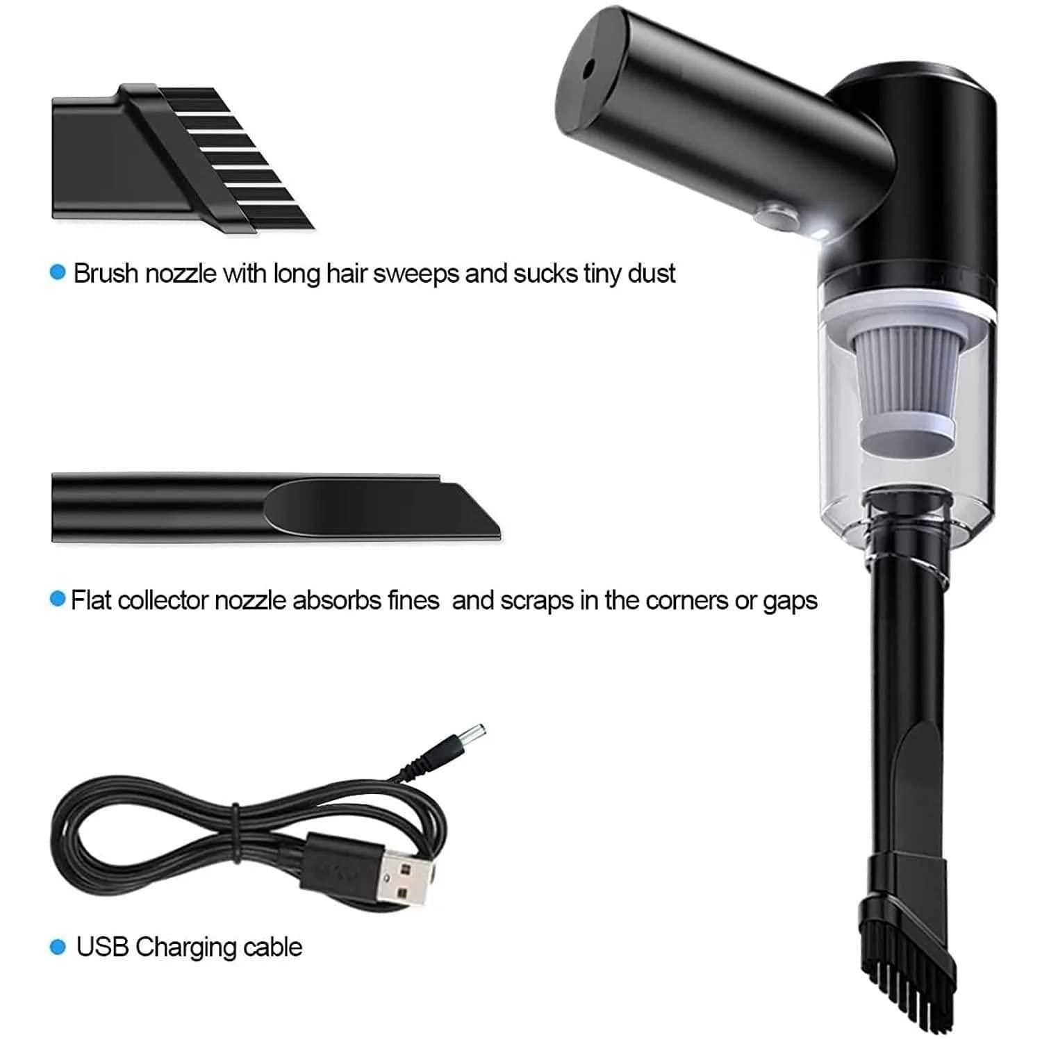 Keep Car & Home Clean With Our Wireless Portable Air Duster || 2 IN1 Portable Car Vacuum Cleaner with Blower ||