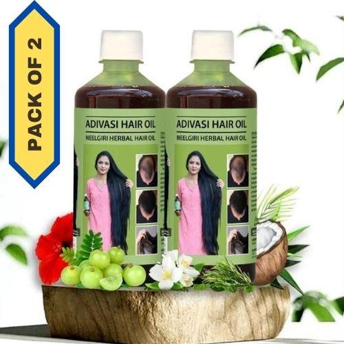 Adivasi Jeeva Sanjivani Herbal Hair Oil (Pack of 2)